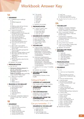 Answer key 4