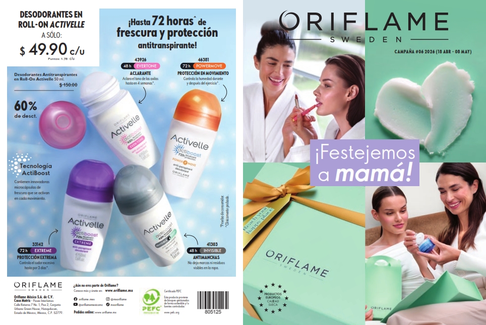 Oriflame Abril-Mayo